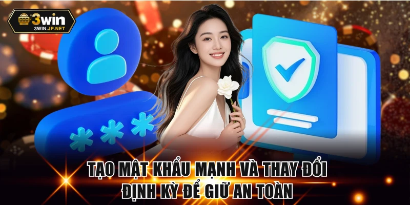 Tạo mật khẩu mạnh và thay đổi định kỳ để giữ an toàn